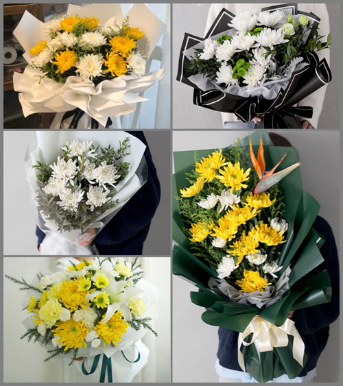 广东东莞市厚街镇河田村白事花束代送